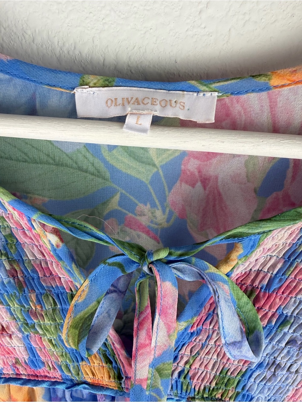 OLIVACEOUS Spring Symphony Floral Mini Dress - Picture 10 of 10